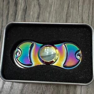 Rainbow Metal Fidget Spinner